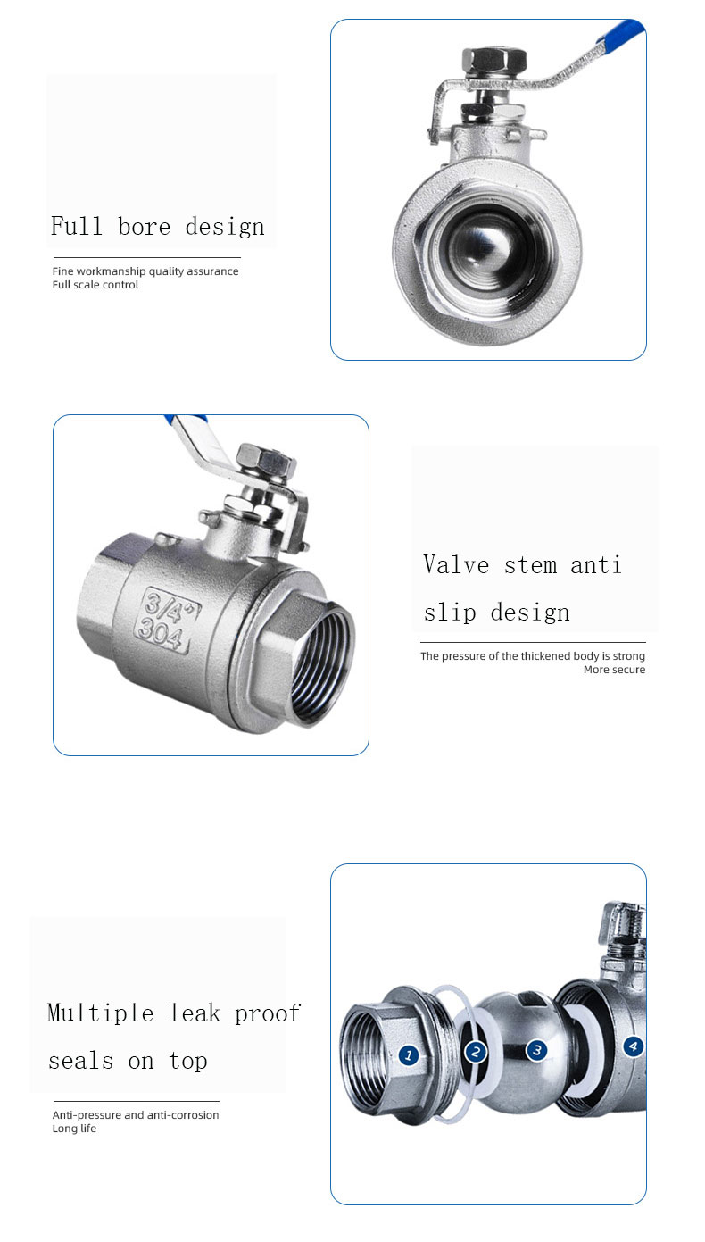 Stainless steel ball vavle